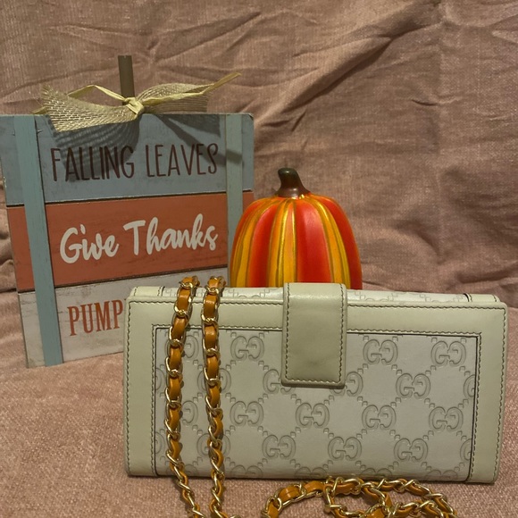 EUC leather monogram long wallet - Picture 2 of 9